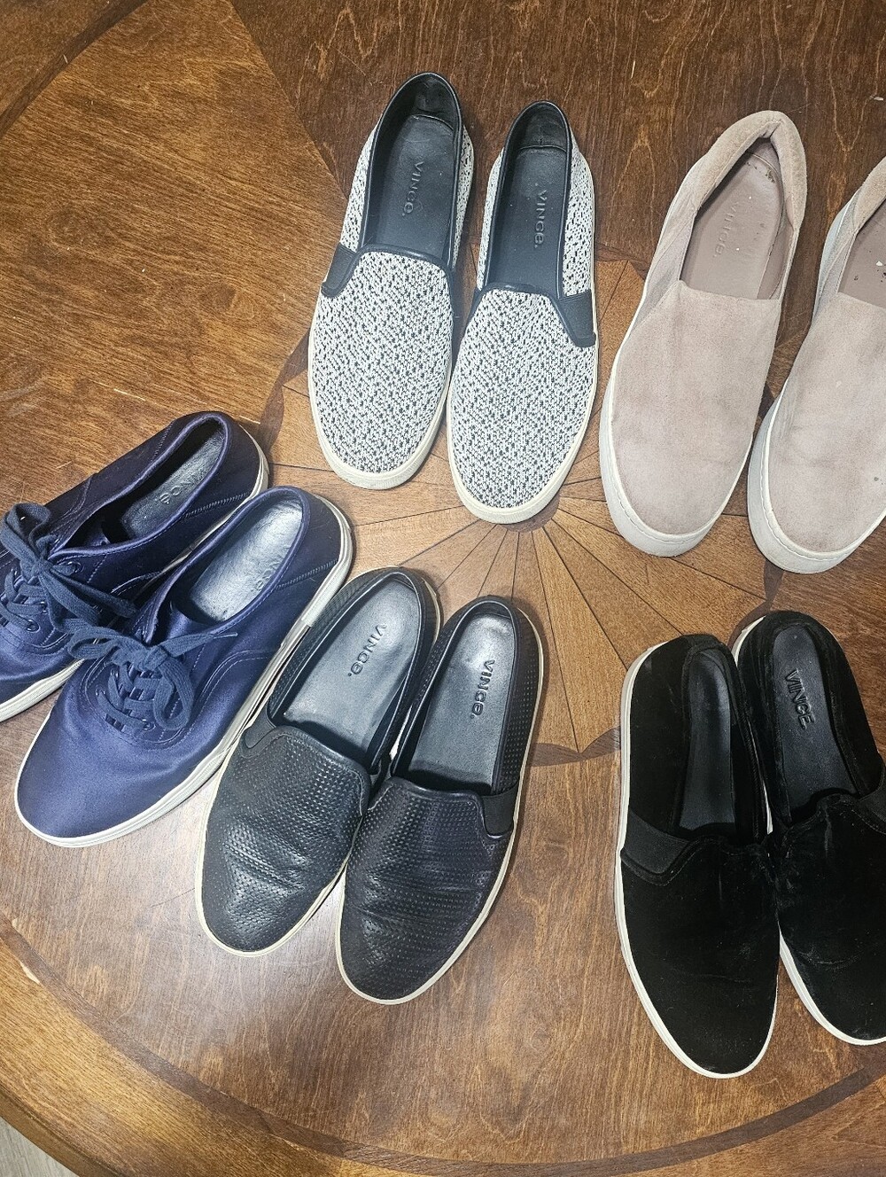 Lot of 5 Pairs of Vince Shoes Size 7